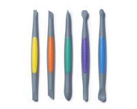 Xiem Clay Finishing Tool - Strong-Firm Silicone Set - Medium - 5pcs (CFSM5)
